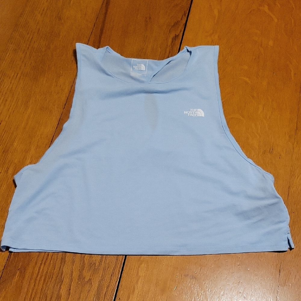 The North Face Women's Sky Blue Crop Top